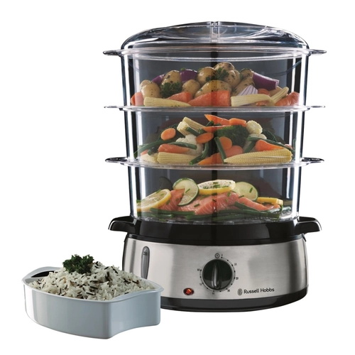Casseruola Cook@Home Vaporiera - RUSSEL HOBBS in alluminio, ABS, plastica BRI1030201