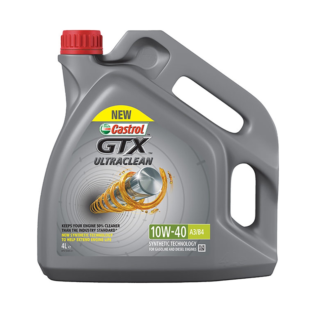 Image of Castrol Olio motore OLIO CASTROL GTX ULTRACLEAN 10W-40 A3/B3 4L, 4 L014