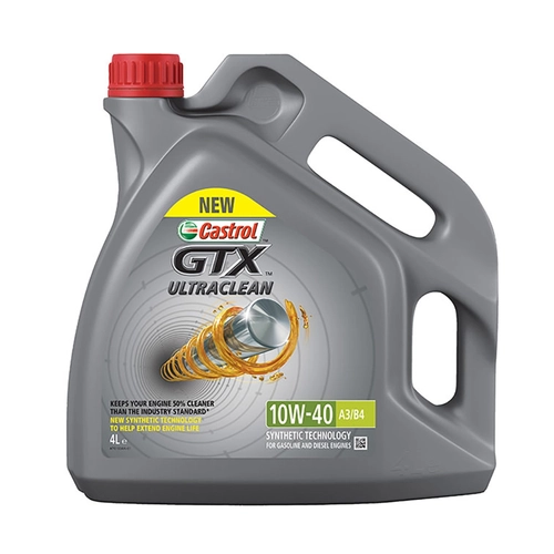 Olio motore OLIO CASTROL GTX ULTRACLEAN 10W-40 A3/B3 4L, 4 L BRI1049125
