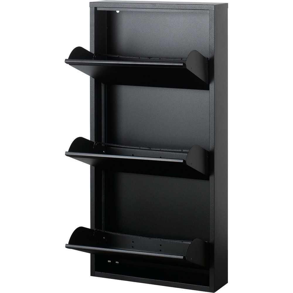 No Brand Scarpiera acciaio 3 ante