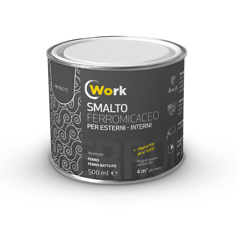 Image of Work Smalto antiruggine Work da 0.5 L014