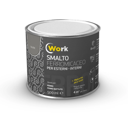 Smalto antiruggine Work da 0.5 L BRI1055285