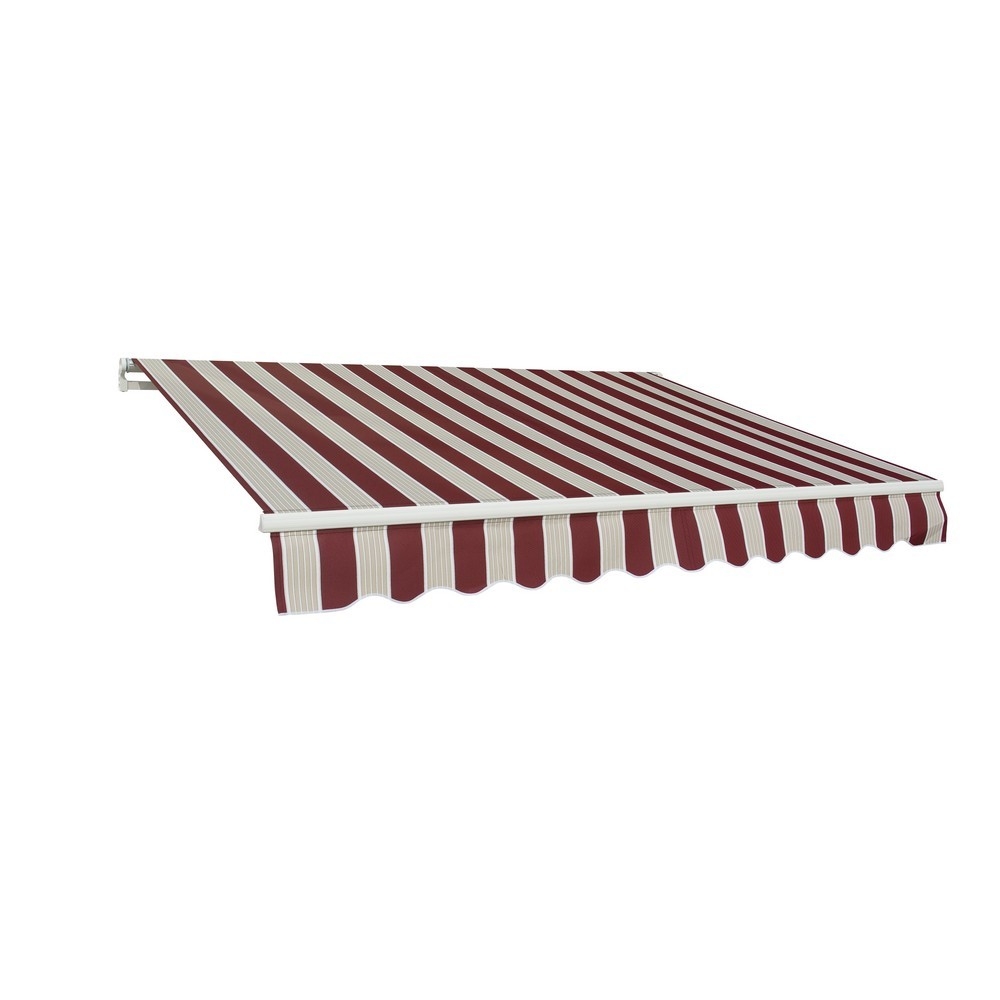 Image of GARDEN friend Tenda da sole a rullo cm 250x200, bordeaux a righe014