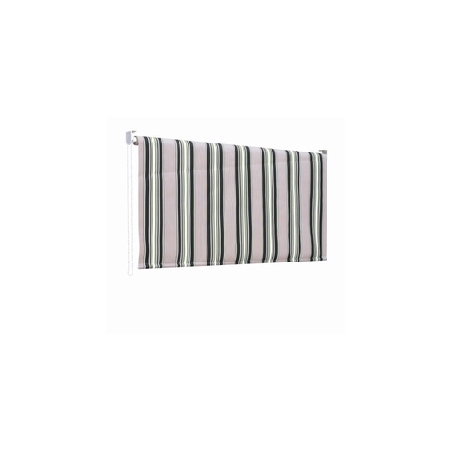 Tenda da sole a rullo cm 150x250, verde a righe BRI1058981