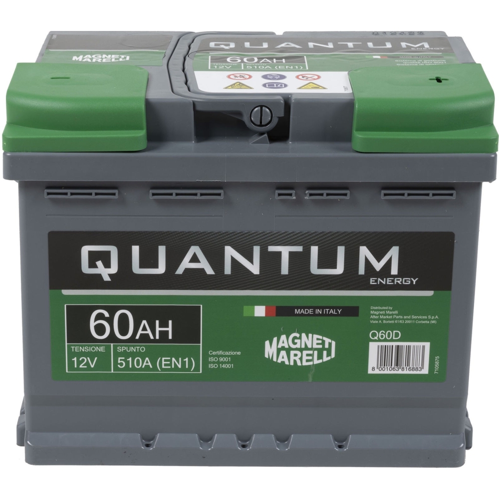 Image of Magneti Marelli Batteria auto Quantum potenza 60 Ah014