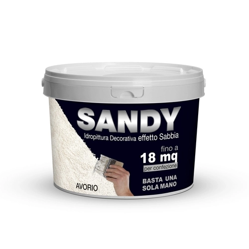 Pittura decorativa Sandy effetto sabbiato colorata colori assortiti da 2 L
 BRI1059659