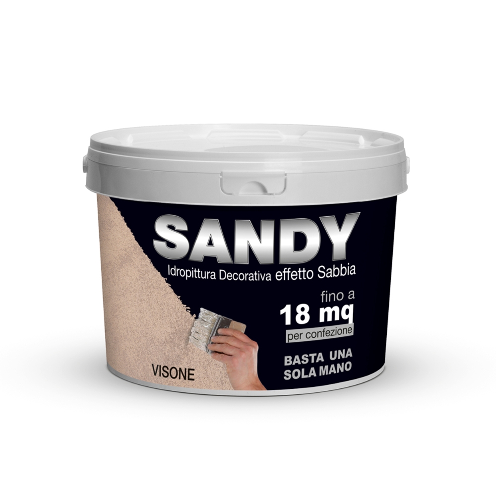 SANDY Pittura decorativa Sandy visone da 2 L