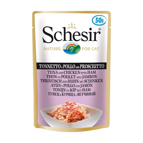 Schesir Cat 50 gr Tonno Pollo Prosciutto BRI1073771