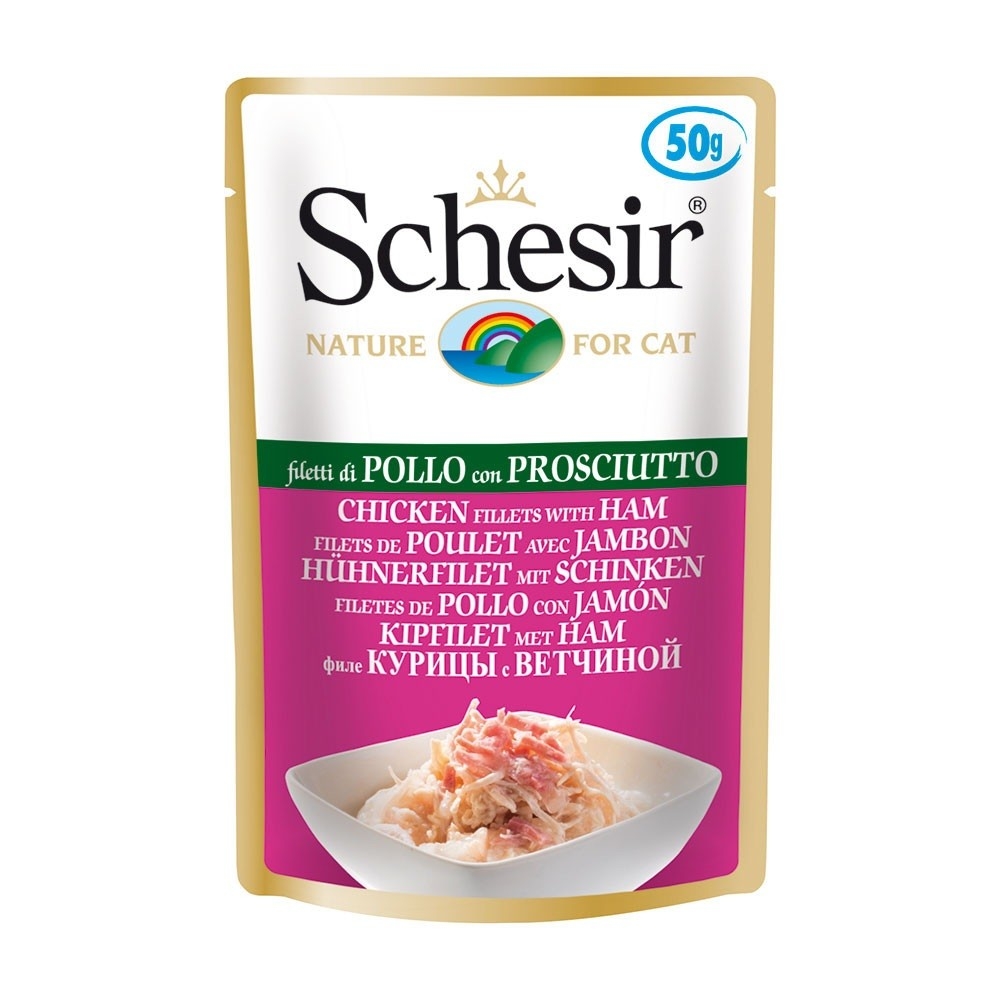 Schesir Schesir Cat 50 gr Pollo e Prosciutto