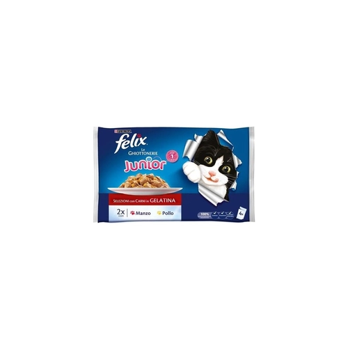 Felix Le Ghiottonerie Junior Multi Pack 4 x 100 g BRI1077328