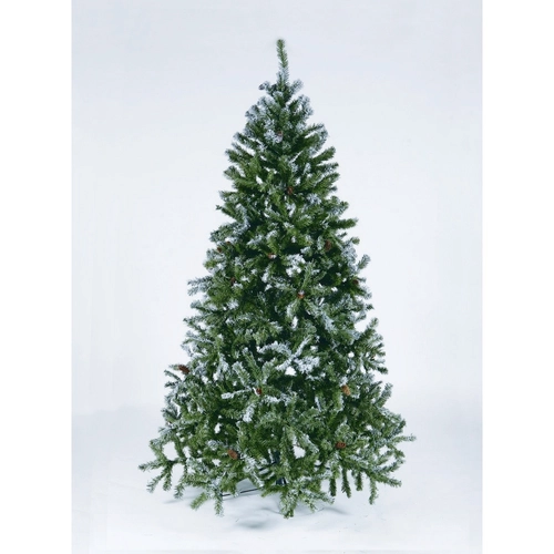 Albero innevato struttura in metallo, PVC BRI1082252