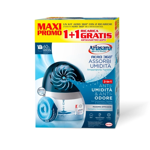 Kit assorbiumidità e sali ARIASANA Aero 360 Kit BRI1091411