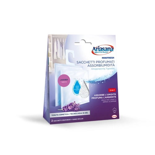Kit assorbiumidità e sali ARIASANA Minifresh Relax BRI1091489