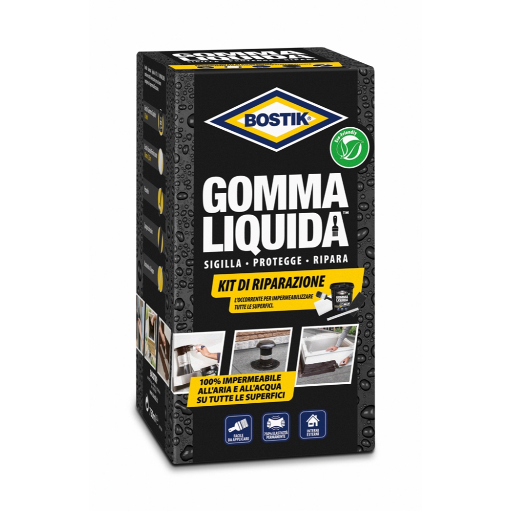 Image of Bostik Gomma liquida nero da 0,75 L014