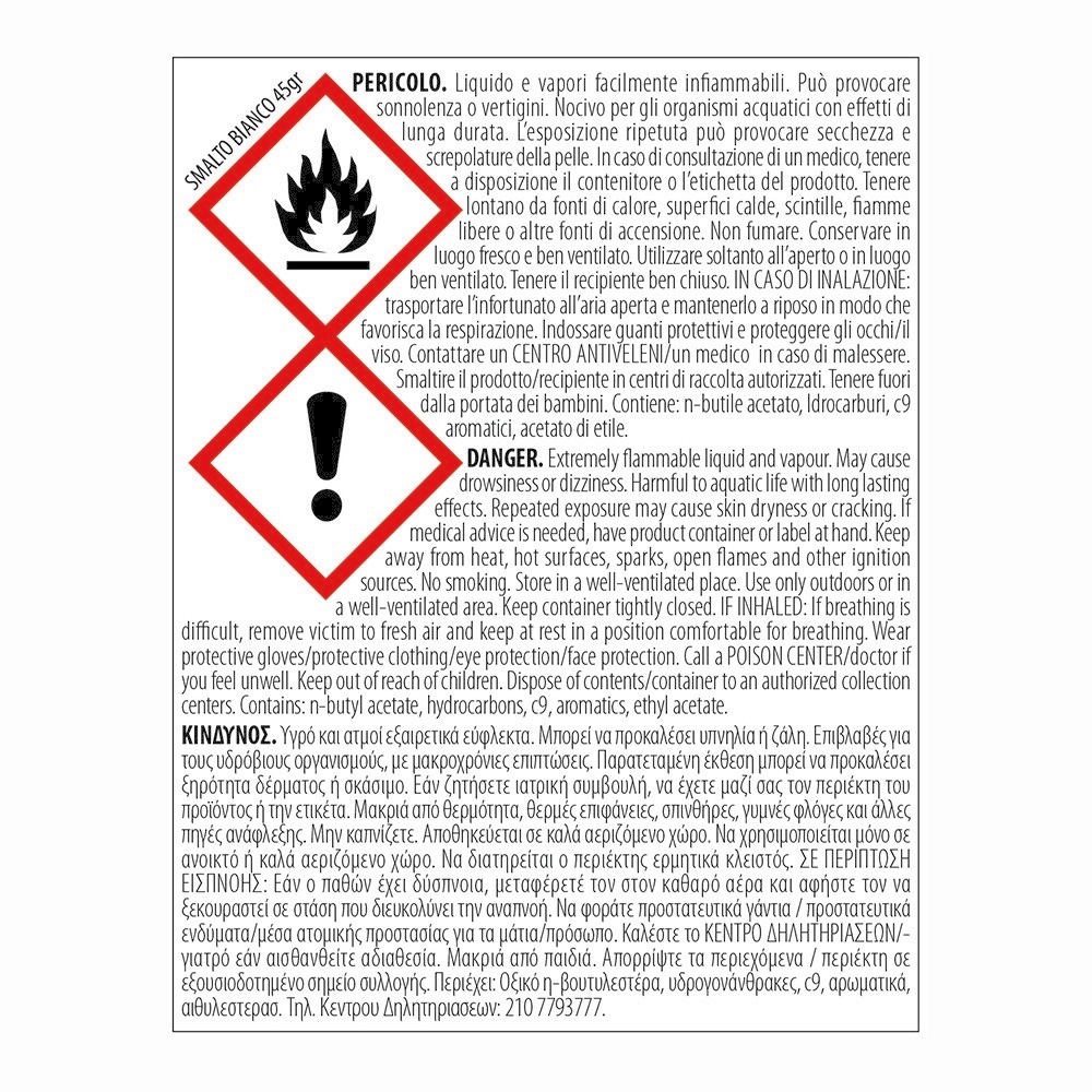 Saratoga  Smalto Smalto Bianco da 0.01 L