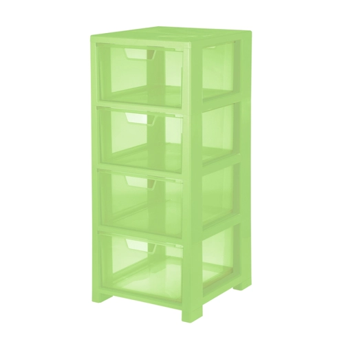 Cassettiera Linea, 4 cassetti, verde BRI1100570