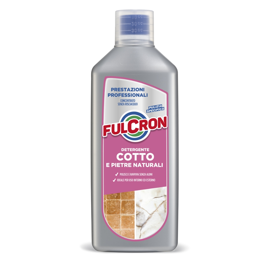 Fulcron Detergente FULCRON DETERGENTE COTTO E PIETRE 1LT per cotto, pietra