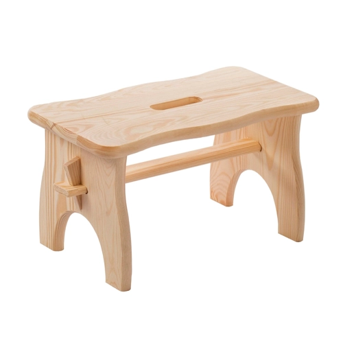 Sgabello in legno 1 gradino BRI1119297