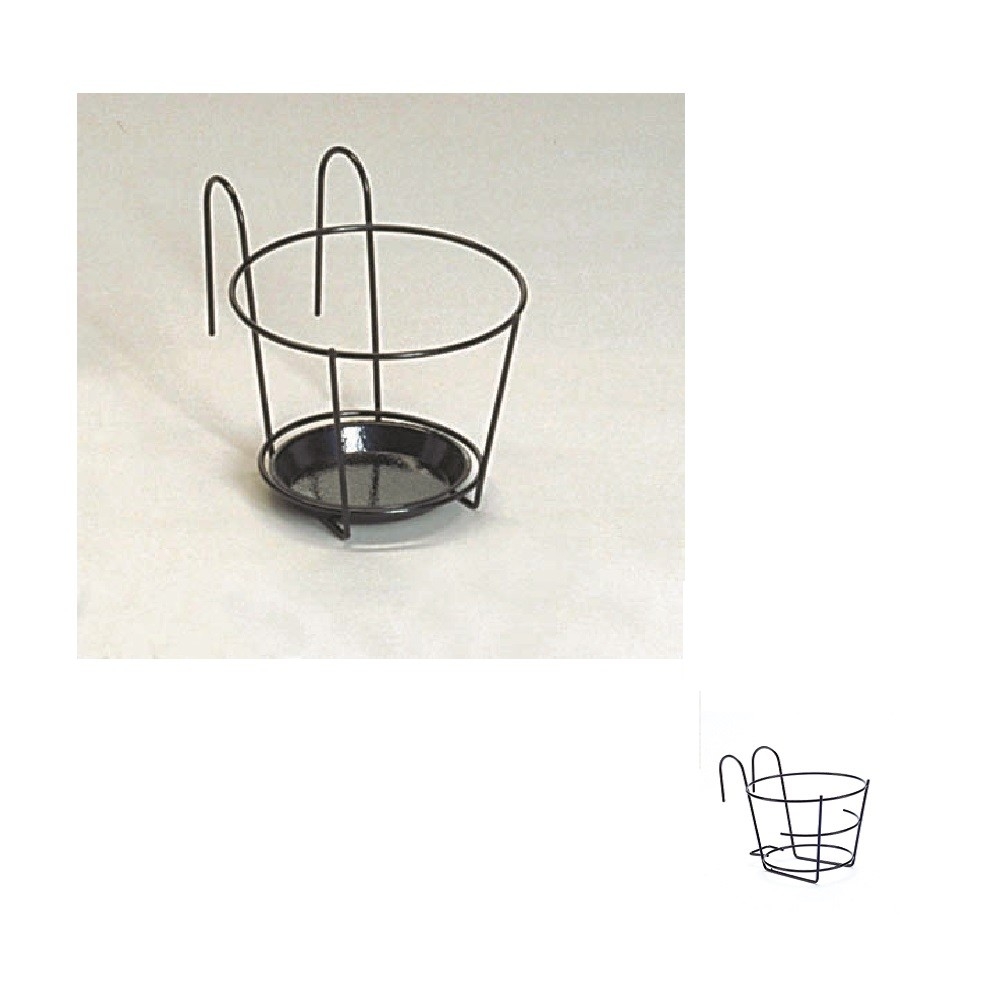 Metallurgica BUZZI Portavaso in filo d'acciaio