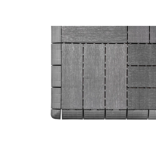 Piastrella simil legno grigio scuro 56,3x56x,x13 BRI1122225