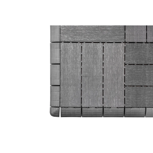 Piastrella simil legno grigio scuro 56,3 x 56,3 x 1,3 cm BRI1122225