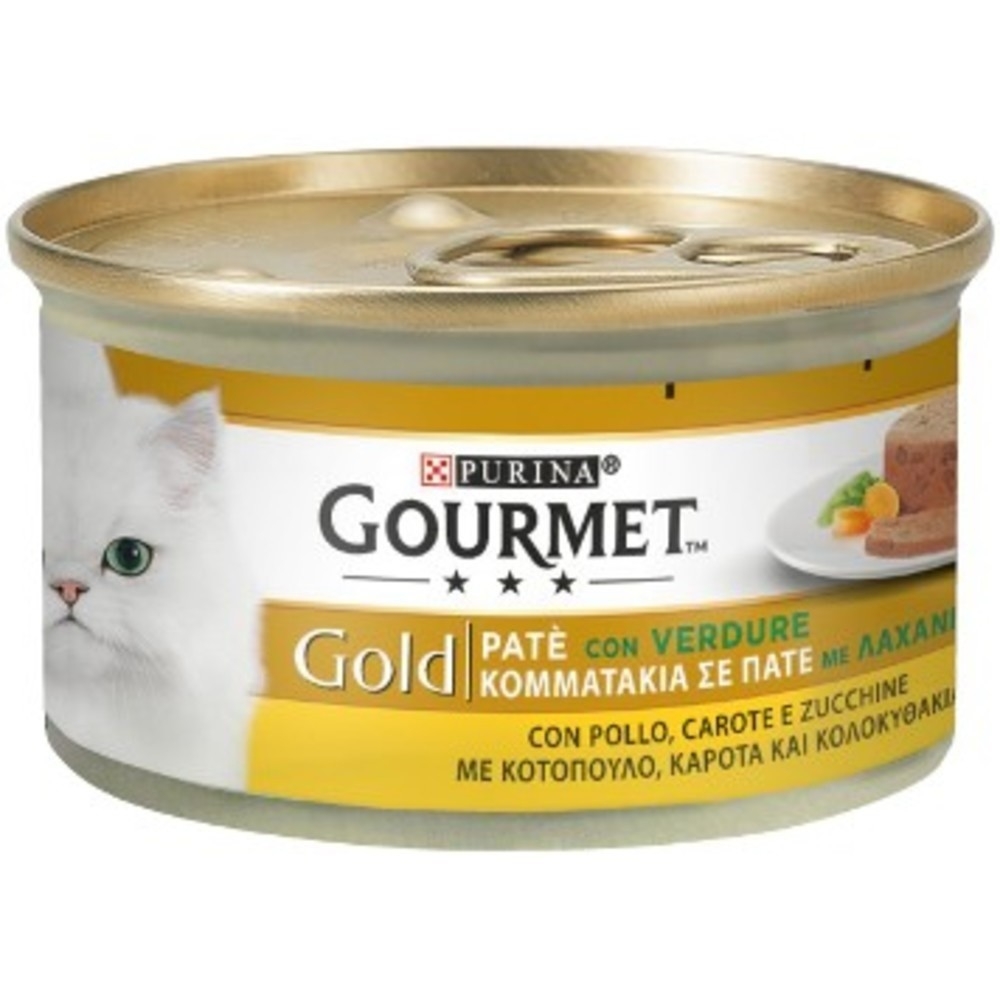Gourmet Gourmet gold pate con pollo carote e zucchine 85 g