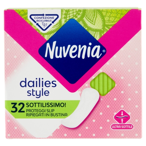 NUVENIA DAILIES STYLE SOTTILISSIMO! PROTEGGI SLIP RIPIEGATI IN BUSTINA 32 PZ BRI1188606