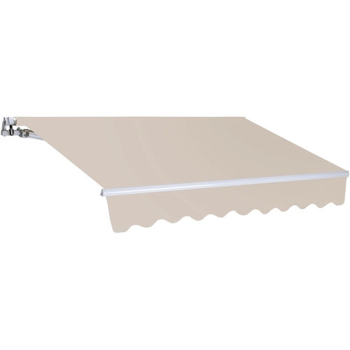 Tenda da sole a rullo, 300x200 cm, beige a tinta unita BRI1188766