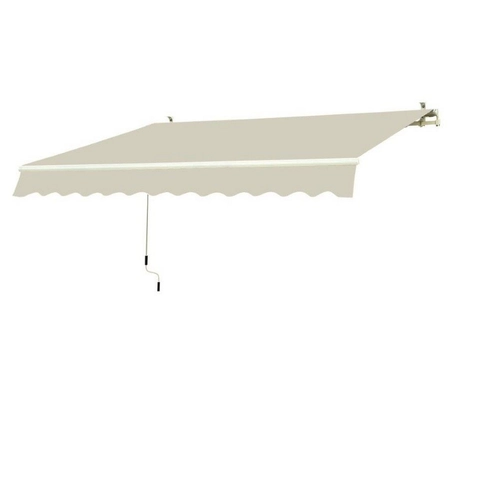 Tenda da sole a rullo, 250x200 cm, beige a tinta unita BRI1188767