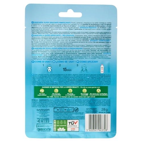 Garnier Maschera P/N Monodose G28 BRI1189827