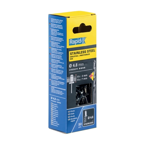 Rivetti Acciaio INOX  Ø4.8 x 10 mm BRI1190431