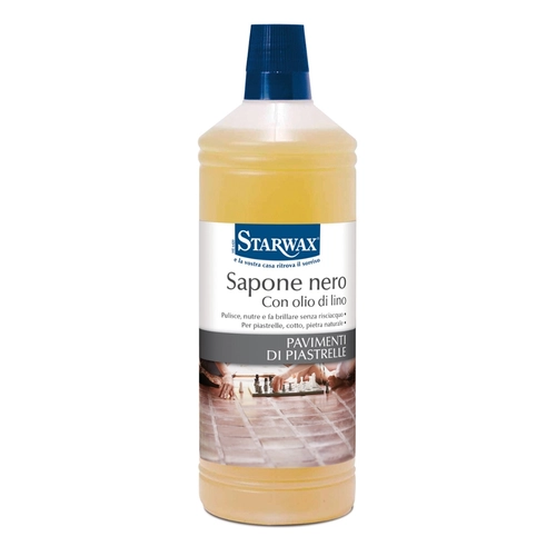Sapone nero per ceramica, cotto, marmo, pavimento, da 1 L BRI1191980