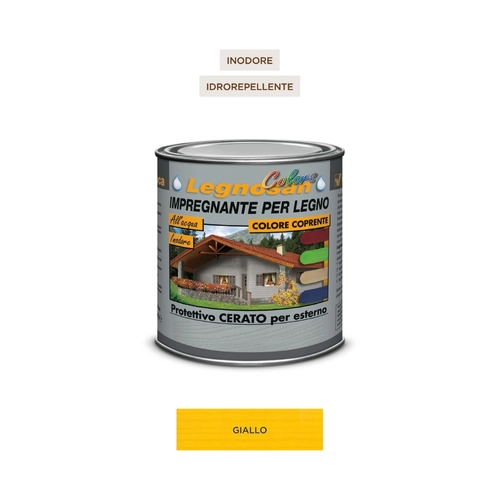 Impregnante Legnosan Colors all' acqua da 0,75 L BRI1192431
