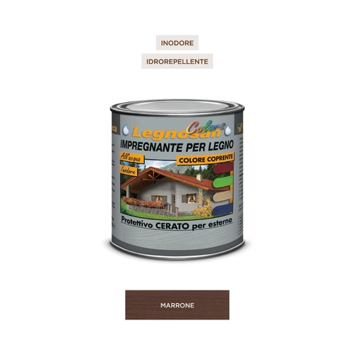 Impregnante Legnosan Colors all' acqua da 0,75 L BRI1192435