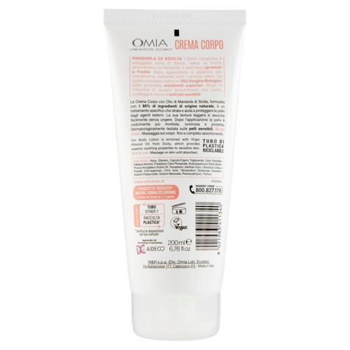 Crema Corpo Erboristica all'Olio di Mandorla 200 ml BRI1197214