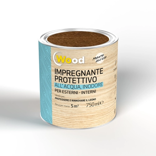 Impregnante Wood all'acqua da 0,75 L, noce scuro BRI1197896