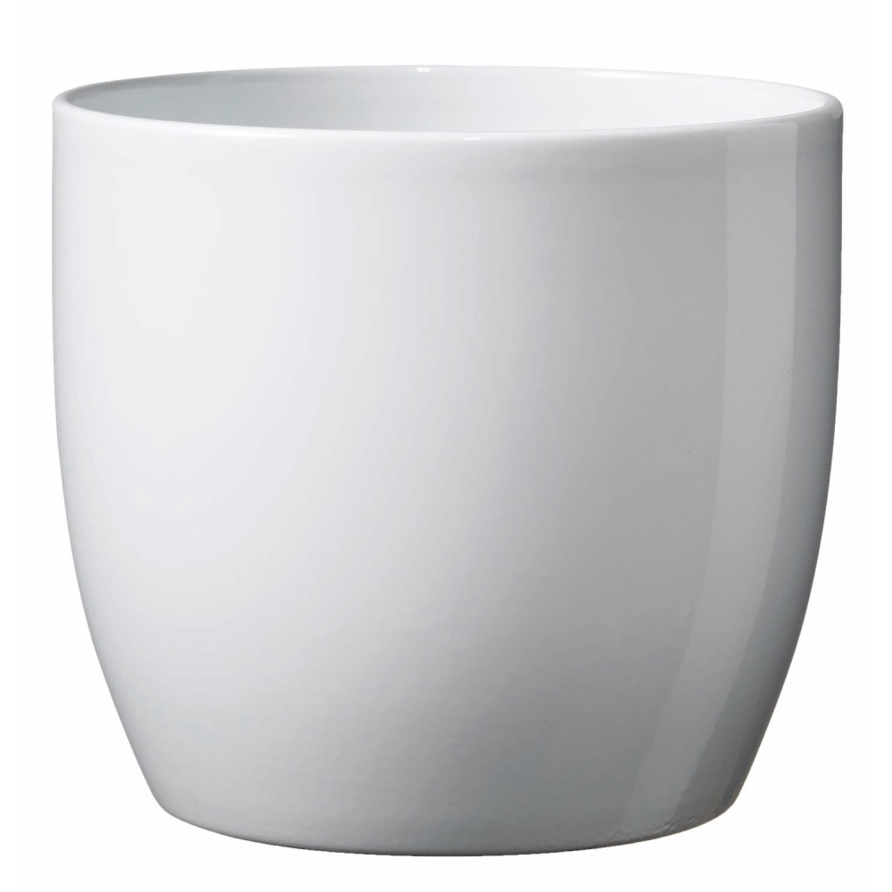 No Brand Vaso basel cm.14 0050 bianco
