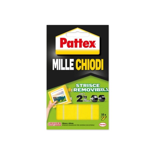 Pasta adesiva modellabile PATTEX MILLECHIODI TAPE REMOVIBILE formato 20 g BRI121102