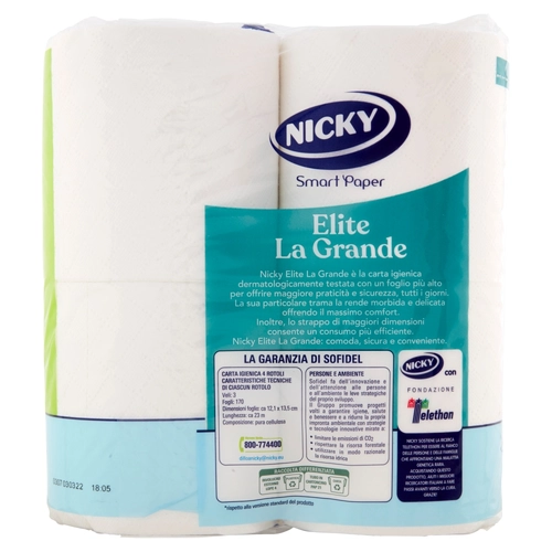 Nicky Elite la Grande Carta Igienica 4 pz BRI1213844