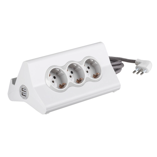 Multipresa 10/16A 3P + 2 USB BRI1215229