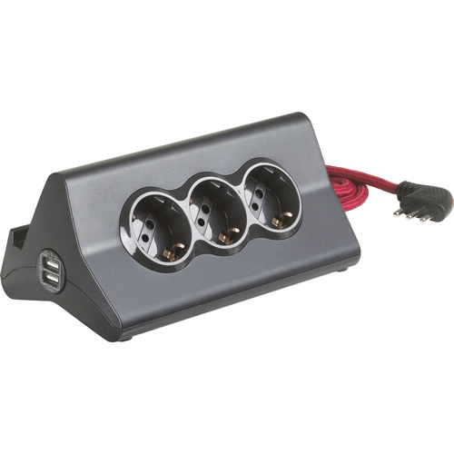 Multipresa 10/16A 3P + 2 USB BRI1215230