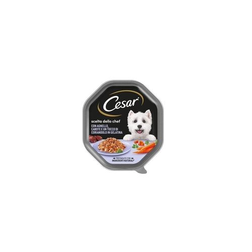 Cesar Dog Adult Agnello e Carote in Gelatina 150 g BRI1216720