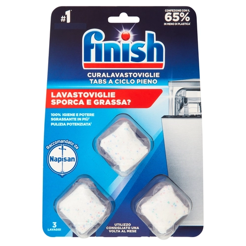 Finish Curalavastoviglie Ciclo Pieno cura lavastoviglie 3 x 17 g BRI1223843