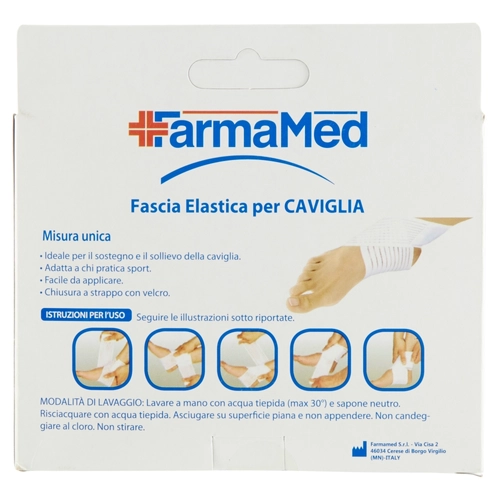 FarmaMed Fascia Elastica per Caviglia Misura unica BRI1224424