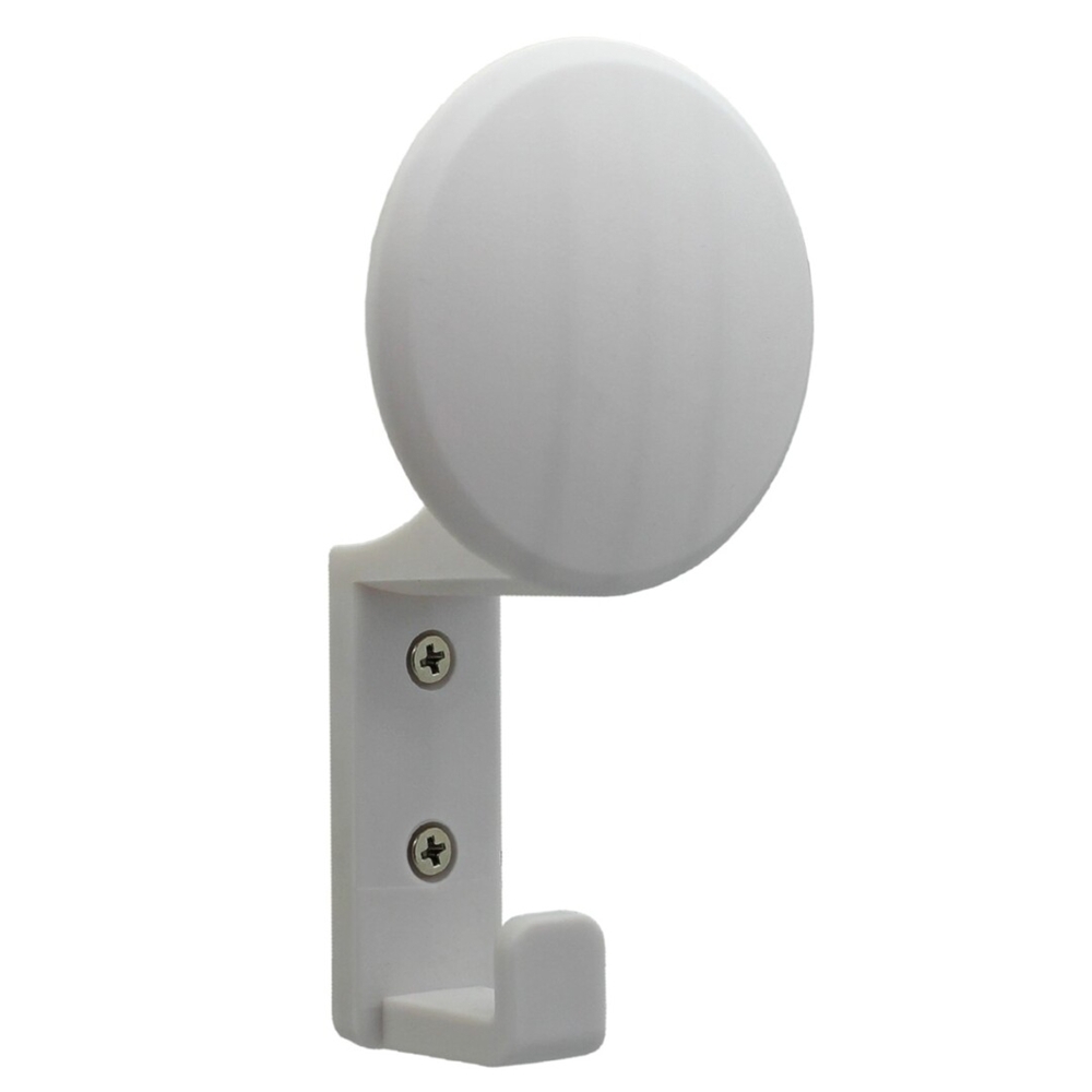 Merriway Set 4 Ganci Doppi Appendiabiti Bianco – Finitura Ottone Anodizzato - 4