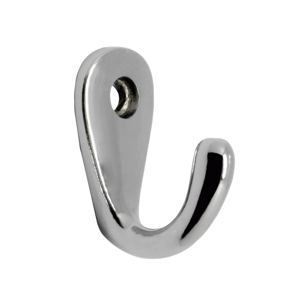 Gancio Appendiabiti Da Avvitare CA207/P In Zama Bianco Opaco 2 Ganci L 10 X H 12 Cm 82686354