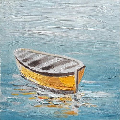 Dipinto a mano soggetto di tipo paesaggio
 BRI1226980