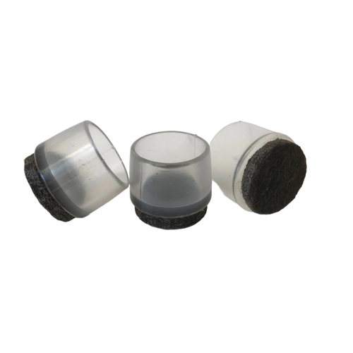 Piedino PUNTALE PVC+FELTRO in plastica trasparente BRI1228093