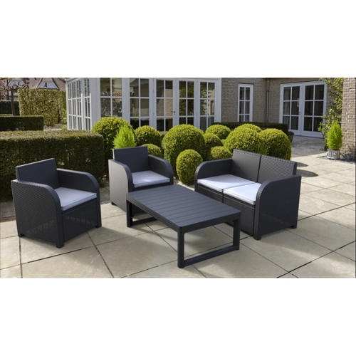 Set Carolina 4 posti in resina BRI1233556