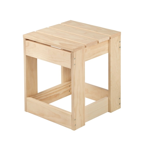 Sgabello basso quadrato BRI1235055